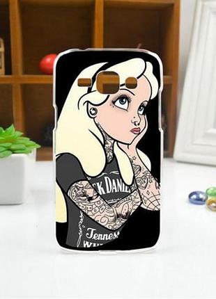 Силіконовий чохол для samsung galaxy моделі j120 j1 2016 з картинкою попелюшка