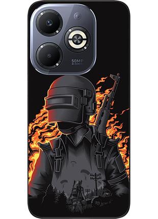 Силиконовый чехол epik для infinix smart 8 plus (x6526) с картинкой pubg