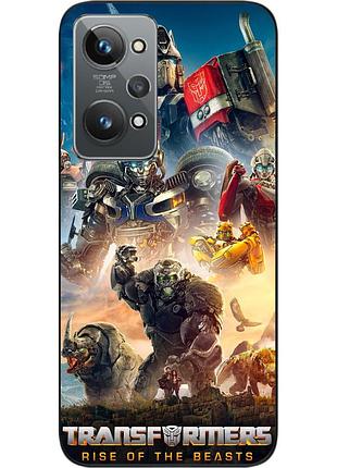 Силиконовый чехол epik для realme gt2 с картинкой трансформеры