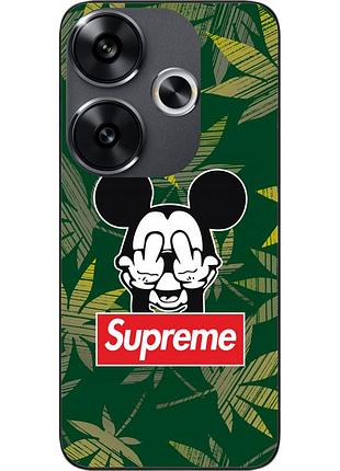 Силіконовий чохол epik для xiaomi poco f6 з картинкою мікі supreme