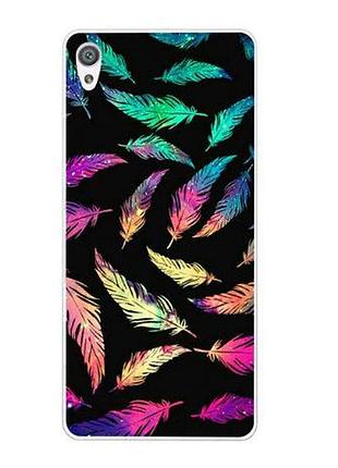 Оригінальний чохол бампер для sony xperia xa f3111 f3112 f3115 f3116 з картинкою пір'я