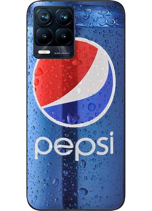 Силіконовий чохол epik для realme 8 pro з картинкою пепсі