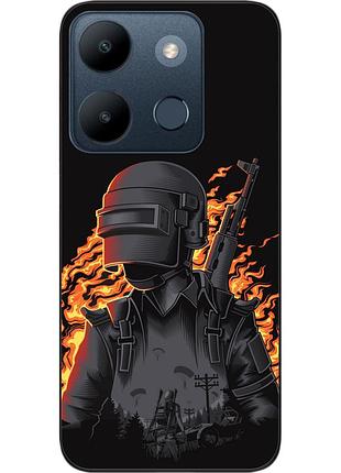 Силіконовий чохол epik для infinix smart 7 з картинкою pubg