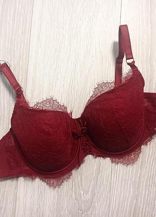 Вишуканий бюстгальтер балконет з мереживом rosie marks & spencer