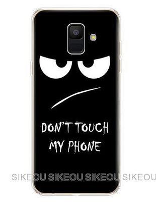 Чехол накладка с картинкой для samsung a600f galaxy a6-2018 глаза