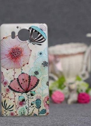 Оригинальный чехол бампер для microsoft lumia 950 с картинкой маки