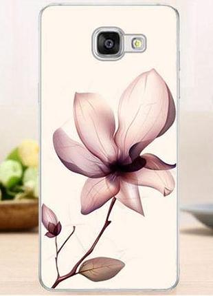 Ексклюзивний бампер для samsung a5-2016 galaxy a510 з картинкою квітка