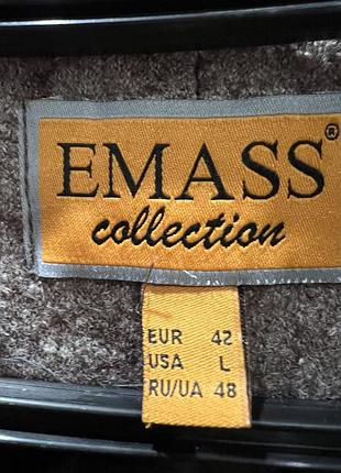 Тепле шерстяне пальто emass 4