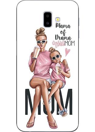 Силіконовий бампер чохол з картинкою для samsung galaxy j6 plus 2018 мама