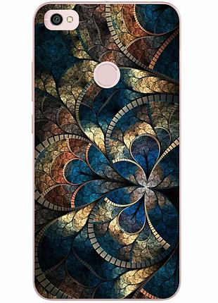 Чехол силиконовый для xiaomi redmi note 5a prime с картинкой узор