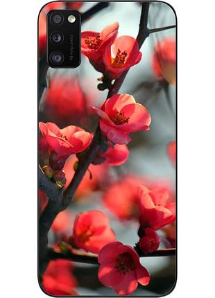 Чохол силіконовий для samsung a41 galaxy a415f з картинкою сакура