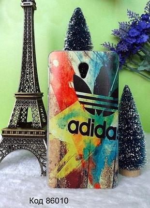Чехол на lenovo s860 оригинальная панель накладка значок adidas