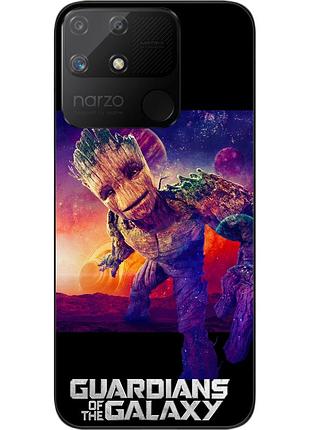 Силиконовый чехол epik для realme narzo 50a с картинкой грут