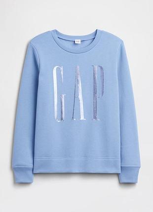 Свитшот на флисе gap с логотипом 5