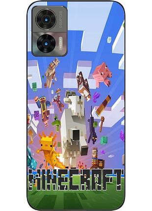 Оригинальный чехол epik для motorola edge 30 neo с картинкой майнкрафт
