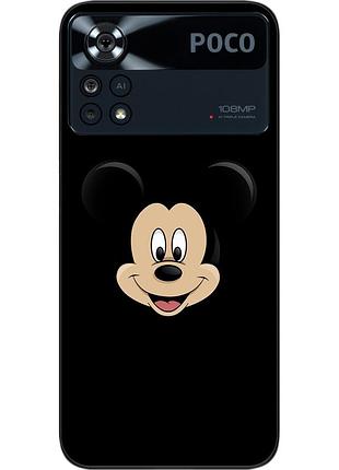 Силиконовый чехол epik для xiaomi poco x4 pro 5g с картинкой микки