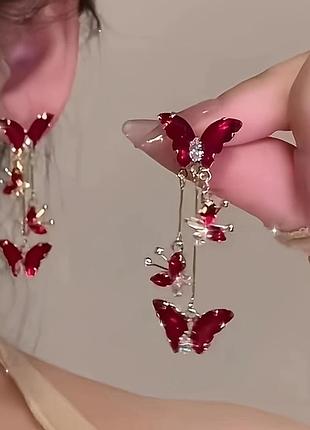 Винтажные длинные серьги с розовым цветочным узором, новое весенне-летнее высококачественное экстравагантное украшение для ушей