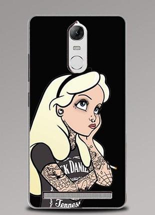 Силиконовый чехол для lenovo a7020 / vibe k5 note с картинкой золушка