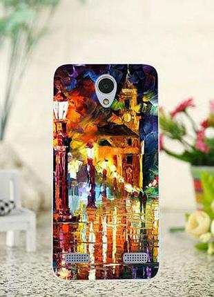 Оригінальний чохол накладка для zte blade a520 з картинкою прогулянка