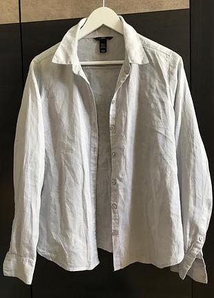 Лляна сорочка h&m 2