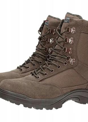 Тактичні берці sturm mil-tec tactical boot m.ykk zipper braun 12822109