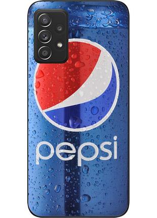 Силиконовый чехол для samsung a52 galaxy a525f с картинкой pepsi