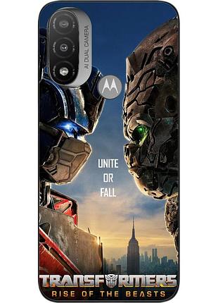 Силіконовий чохол epik для motorola moto e20 з картинкою трансформери зверобати