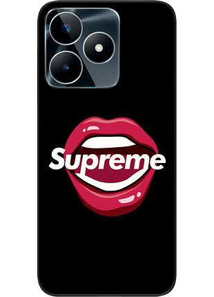 Оригинальный чехол epik для realme c53 nfc с картинкой губы
