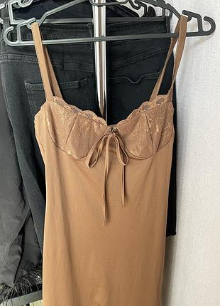 Комбінезон коричневий жіночий shein