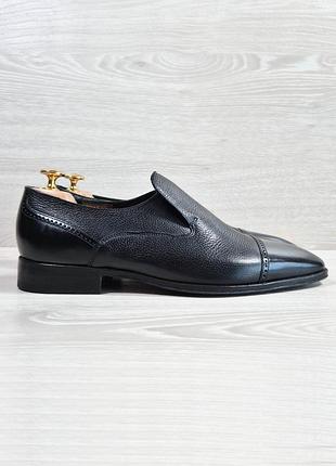 Кожаные мужские туфли лоферы loake оригинал, размер uk 8 / 42