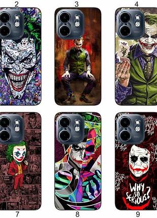 Силиконовый чехол joker джокер harley quinn харли квин для infinix hot 50i харизма и защита