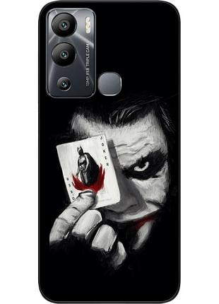 Силіконовий чохол epik для infinix hot 12i з картинкою джокер із картою