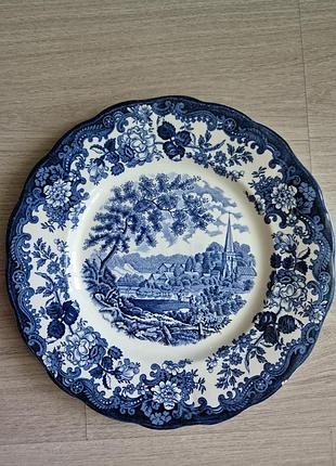 Англійська вінтажна тарілка palissy royal worcester «avon scenes»