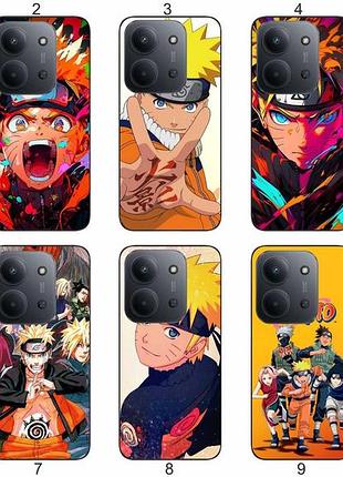 Силиконовый чехол с аниме наруто anime naruto для xiaomi redmi 15c вырази свою фанатскую любовь