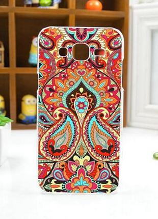 Чехол силиконовый бампер для samsung galaxy j5 j500h с рисунком - турецкие узоры