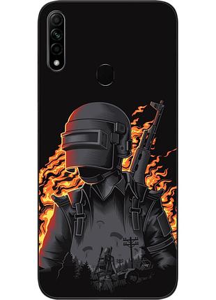 Силіконовий чохол для oppo a31 з картинкою pubg