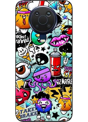 Силиконовый чехол epik для nokia g20 / g10 с картинкой стикеры