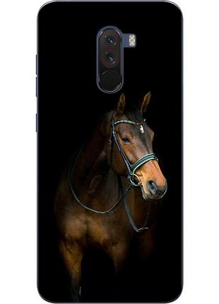 Силиконовый чехол с рисунком для xiaomi pocophone f1 конь
