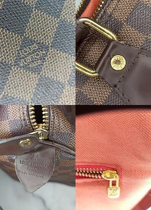 Lv louis vuitton speedy damier ebene 6
