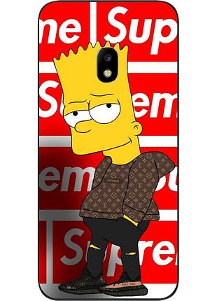 Силіконовий чохол для samsung j7 2017 galaxy j730 з картинкою сімпсон
