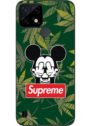 Оригінальний чохол epik для realme c21 з картинкою мікі supreme