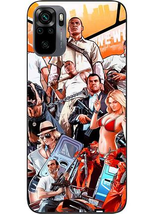 Силіконовий чохол epik для xiaomi redmi note 10s з картинкою гра gta