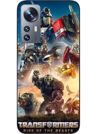 Силиконовый чехол epik для xiaomi 12 / 12x с картинкой трансформеры