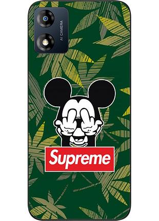 Оригинальный чехол epik для motorola moto e13 с картинкой микки supreme