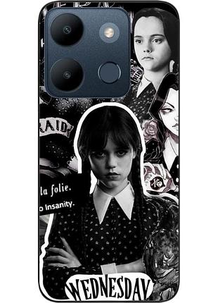 Силиконовый чехол epik для infinix smart 7 с картинкой wednesdey