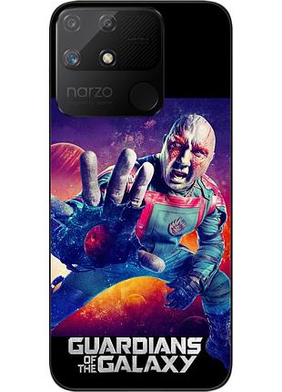 Силиконовый чехол epik для realme narzo 50a с картинкой дракс разрушитель