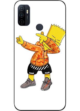 Силіконовий чохол для oppo a53 з картинкою барт сімсона