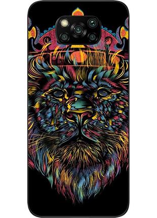 Силіконовий чохол для xiaomi poco x3 з картинкою король лев