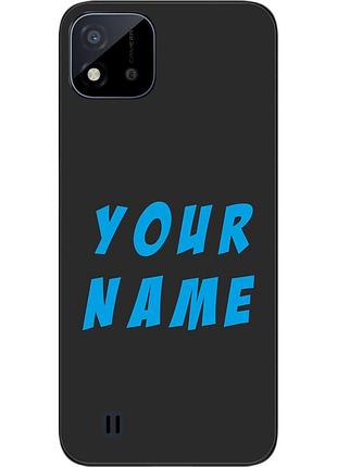 Саме чохол epik для realme c11 2021 бампер із ім'ям друк на чохлі
