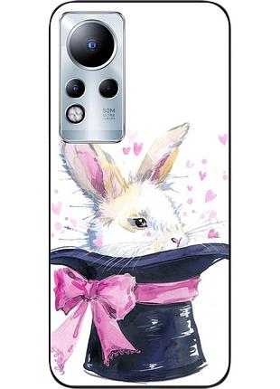 Чехол силиконовый epik для infinix note 11 с картинкой кролик